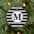 Suche nach schwarz weiße streifen ornamente Monogramm
