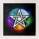 Suche nach pentagramm puzzle Hexe