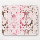 Suche nach und brauner damast mousepads Rosa