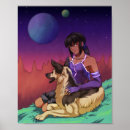 Suche nach mädchen und hund poster Haustier