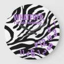 Suche nach zebra wanduhren Für kinder