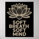 Suche nach atem poster Yoga