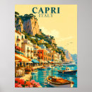 Suche nach capri poster Reiseplakat
