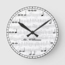 Suche nach music note wanduhren Black