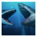 Suche nach megalodon poster Dinosaurier