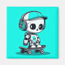 Suche nach niedlicher roboter magnete Cartoon