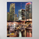 Suche nach miami skyline poster Fotografie