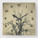 Suche nach baum silhouetten wanduhren Herbst