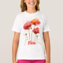 Suche nach mohnblume tshirts Aquarell