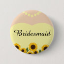 Suche nach brautjungfer buttons Sonnenblume