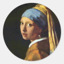Suche nach vermeer aufkleber Mädchen mit perlenohrring