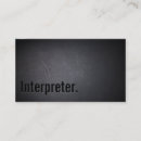 Suche nach literatur visitenkarten Dolmetscher