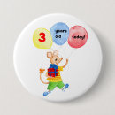 Suche nach für 3 geburtstag buttons Drei jahre alt