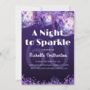 Suche nach lila glitter einladungen Für sie