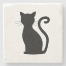 Suche nach black cat untersetzer Silhouette