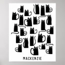 Suche nach schwarzes kätzchen poster Katze