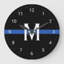 Suche nach dünne blaue linie wanduhren Jede person