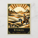 Suche nach wyoming staat postkarten Retro