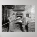 Suche nach backen sie weg poster Retro