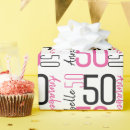 Suche nach fünfzigster geburtstag geschenkpapier Für sie