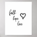 Suche nach glaube hoffnung liebe poster Herz