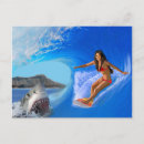 Suche nach surfer girl postkarten Wellen