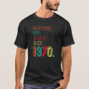 Suche nach legende seit 1970 tshirts Jahre
