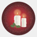 Suche nach weihnachtskerze aufkleber Rot