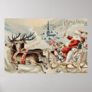 Suche nach vintage schlitten poster Winter