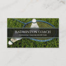 Suche nach badminton visitenkarten Trainer