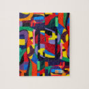 Suche nach abstrakte kunst puzzle Farbenfroh