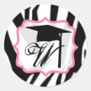 Suche nach monogramm zebra aufkleber Zebradruck