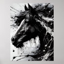Suche nach schwarzes pferd poster Abstrakt