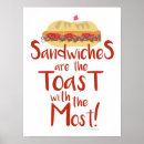 Suche nach des sandwiches poster Mittagessen