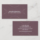 Suche nach chauffeur visitenkarten Elegant
