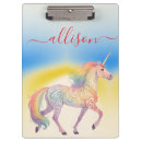 Suche nach regenbogen einhorn klemmbrett Für alle