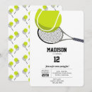 Suche nach tennisschläger einladungen Tennis racket
