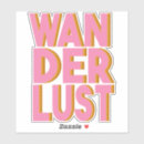 Suche nach wanderlust aufkleber Rosa