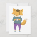 Suche nach niedlicher fuchs kleine grußkarten Tier