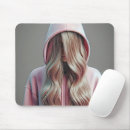 Suche nach rosa haar mousepads Mädchen