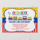 Suche nach zuggeburtstags party einladungen Choo choo zug