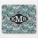 Suche nach monogramm zebra mousepads Initialen