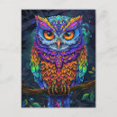 Suche nach abstrakte eule postkarten Bunt