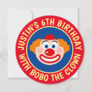 Suche nach lustige clowns einladungen Zirkus
