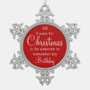 Suche nach weihnachtsgeburtstag ornamente Dezember geburtstag