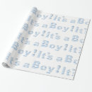 Suche nach jungen babyparty geschenkpapier Blau