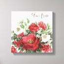 Suche nach weihnachtszeit leinwandbilder Rote blume