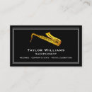 Suche nach saxophonspieler visitenkarten Musiklehrer