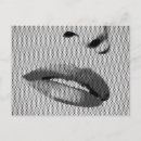 Suche nach lippen postkarten Schwarz weiß