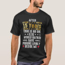 Suche nach 15 hochzeitstag tshirts Verheiratet